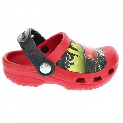 Zuecos Crocs zapatos Niño modelo Cc Lightning McQueen Clog Rojo  2