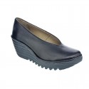 Mocasines Fly London zapatos Mujer modelo Yaz Negro 