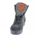 Botines Napapijri zapatos Mujer modelo Jenny Mid Lace boot Gris 