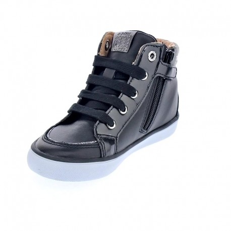 Botines Geox zapatos Niña modelo Kiwi Girl Negro 