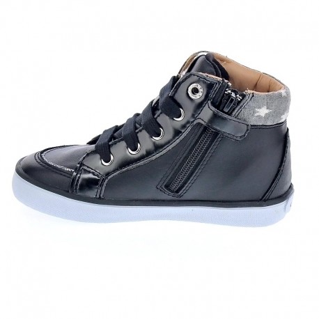 Botines Geox zapatos Niña modelo Kiwi Girl Negro 