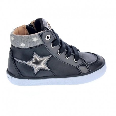 Botines Geox zapatos Niña modelo Kiwi Girl Negro 