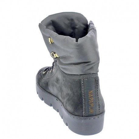 Botines Napapijri zapatos Mujer modelo Jenny Mid Lace boot Gris 