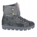 Botines Napapijri zapatos Mujer modelo Jenny Mid Lace boot Gris 