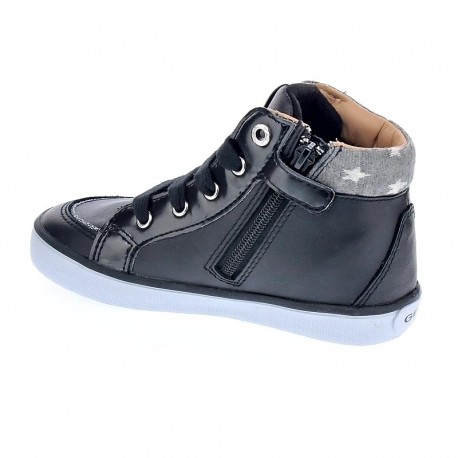 Botines Geox zapatos Niña modelo Kiwi Girl Negro 