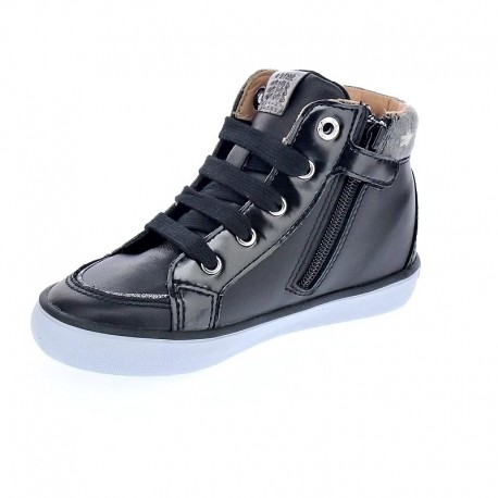 Botines Geox zapatos Niña modelo Kiwi Girl Negro 