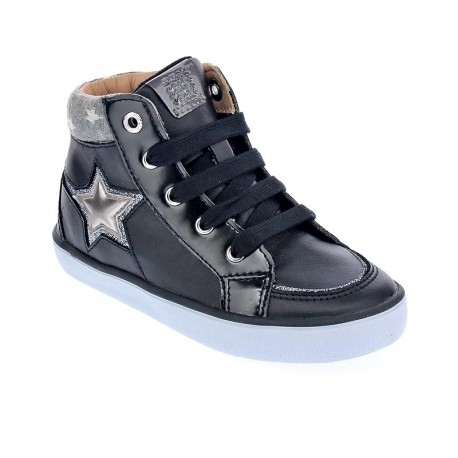 Botines Geox zapatos Niña modelo Kiwi Girl Negro 