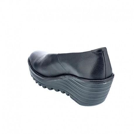 Mocasines Fly London zapatos Mujer modelo Yaz Negro 