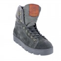 Botines Napapijri zapatos Mujer modelo Jenny Mid Lace boot Gris 