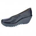 Mocasines Fly London zapatos Mujer modelo Yaz Negro 