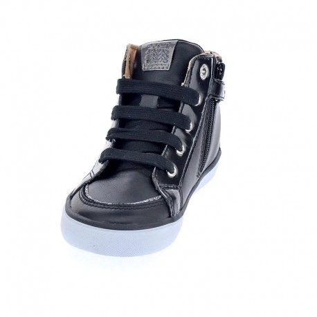 Botines Geox zapatos Niña modelo Kiwi Girl Negro 