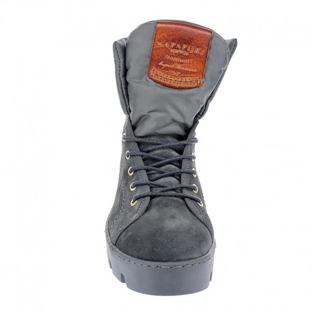 Botines Napapijri zapatos Mujer modelo Jenny Mid Lace boot Gris 