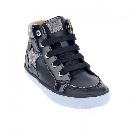 Botines Geox zapatos Niña modelo Kiwi Girl Negro 