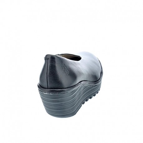 Mocasines Fly London zapatos Mujer modelo Yaz Negro 