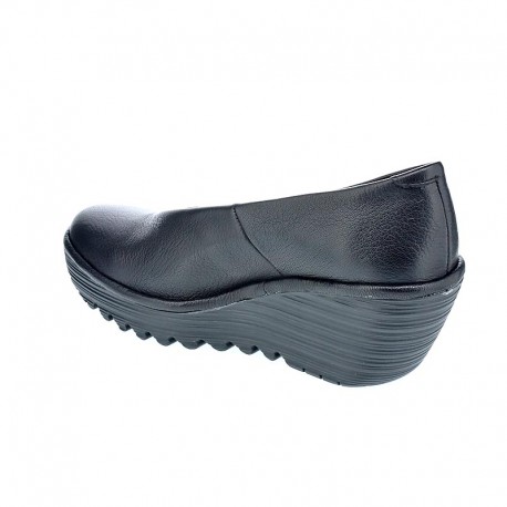 Mocasines Fly London zapatos Mujer modelo Yaz Negro 