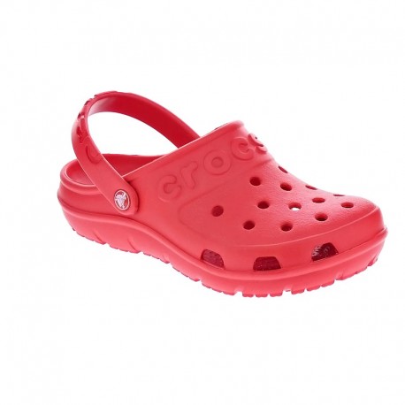 Zuecos Crocs zapatos Niño modelo Hilo Clog Rojo 
