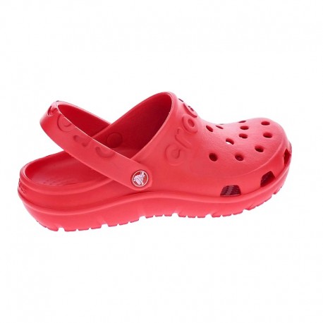Zuecos Crocs zapatos Niño modelo Hilo Clog Rojo 