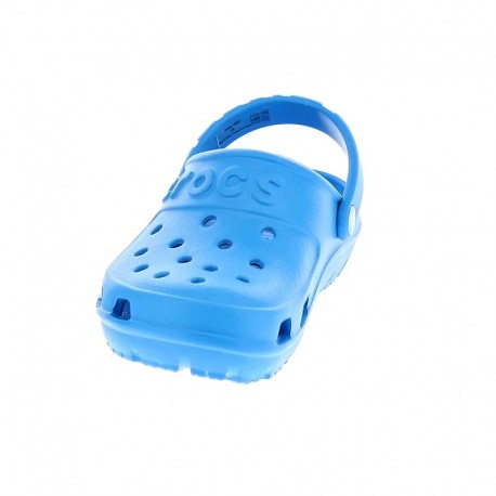 Zuecos Crocs zapatos Niño modelo Hilo Clog Celeste Azul 