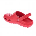 Zuecos Crocs zapatos Niño modelo Hilo Clog Rojo 