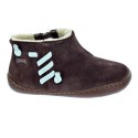 Botines Camper zapatos Niña modelo Afelpado Nut Marrón 