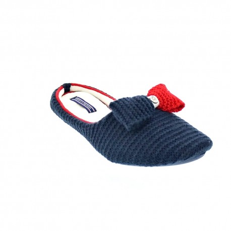 Pantuflas Tommy Hilfiger zapatos Mujer modelo Orion Azul 
