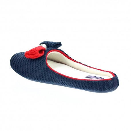 Pantuflas Tommy Hilfiger zapatos Mujer modelo Orion Azul 