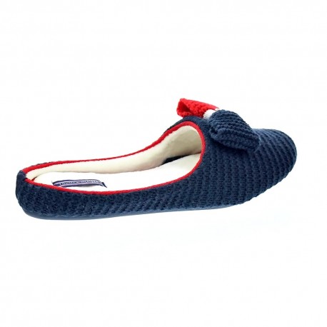 Pantuflas Tommy Hilfiger zapatos Mujer modelo Orion Azul 