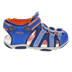 Sandalias Geox zapatos Niño modelo Sandal Agasim Azul  2