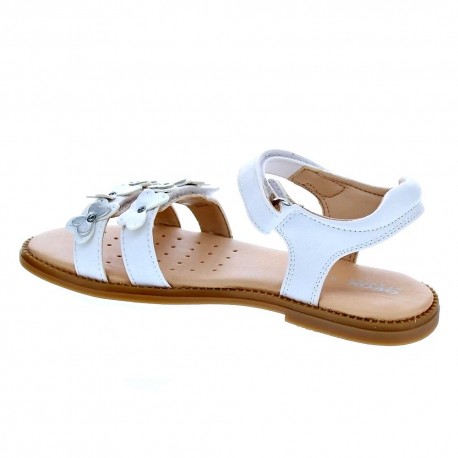 Sandalias Geox zapatos Niña modelo Sandal Karly Blanco 