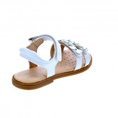 Sandalias Geox zapatos Niña modelo Sandal Karly Blanco 