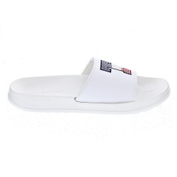 Chanclas Tommy Hilfiger zapatos Mujer modelo Sequins Sparkle Blanco  2