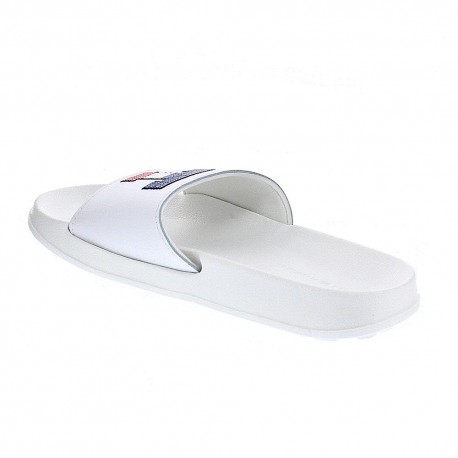 Chanclas Tommy Hilfiger zapatos Mujer modelo Sequins Sparkle Blanco 