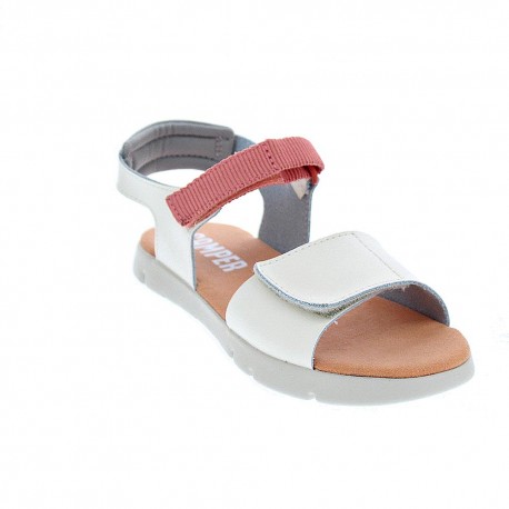 Sandalias Camper zapatos Niña modelo Mira Blanco 
