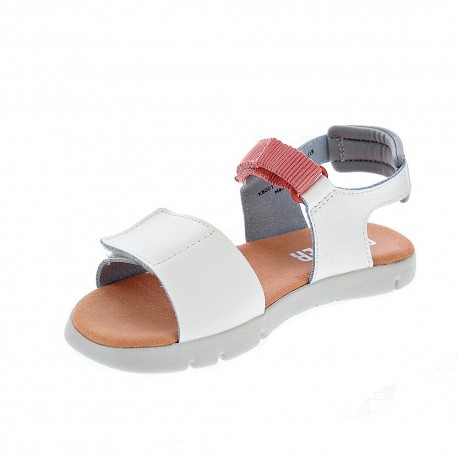 Sandalias Camper zapatos Niña modelo Mira Blanco 