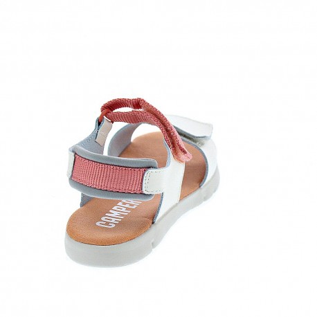 Sandalias Camper zapatos Niña modelo Mira Blanco 