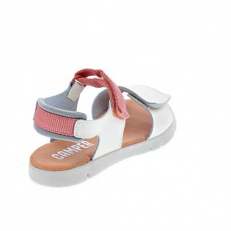 Sandalias Camper zapatos Niña modelo Mira Blanco 