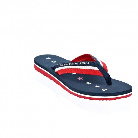 Chanclas Tommy Hilfiger zapatos Mujer modelo Loves Ny Azul 