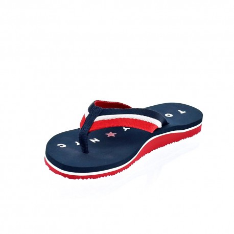 Chanclas Tommy Hilfiger zapatos Mujer modelo Loves Ny Azul 