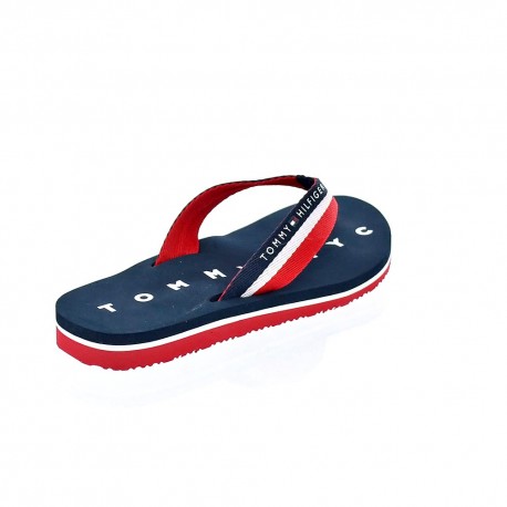 Chanclas Tommy Hilfiger zapatos Mujer modelo Loves Ny Azul 