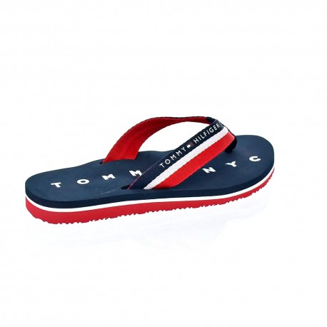 Chanclas Tommy Hilfiger zapatos Mujer modelo Loves Ny Azul 