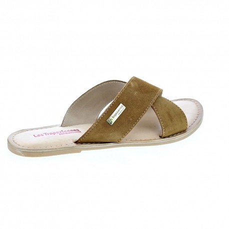 Chanclas Les Tropeziennes zapatos Mujer modelo Nastia Marrón 