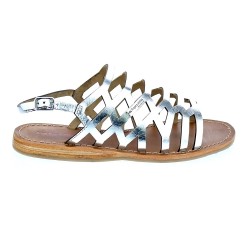 Sandalias Les Tropeziennes zapatos Mujer modelo Begonia Plata  2