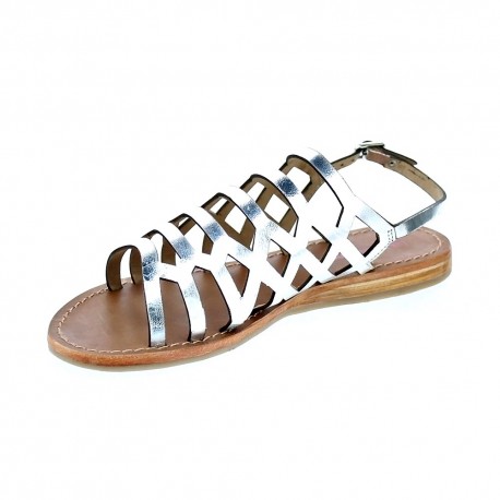 Sandalias Les Tropeziennes zapatos Mujer modelo Begonia Plata 