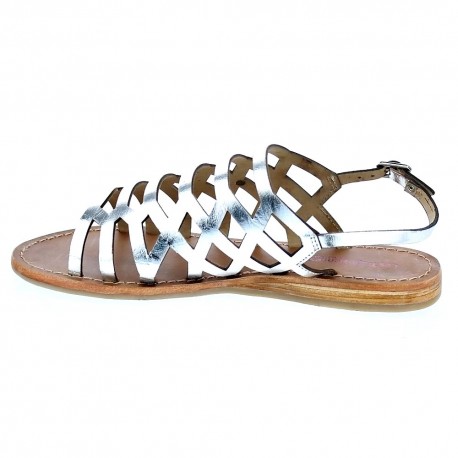 Sandalias Les Tropeziennes zapatos Mujer modelo Begonia Plata 