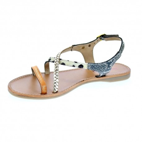 Sandalias Les Tropeziennes zapatos Mujer modelo Horse Gris 