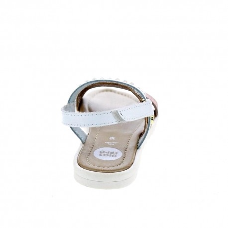 Sandalias Gioseppo zapatos Niña modelo 43633 Blanco 