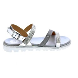 Sandalias Gioseppo zapatos Niña modelo 44655 Plata  2