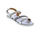 Sandalias Gioseppo zapatos Niña modelo 44655 Plata 