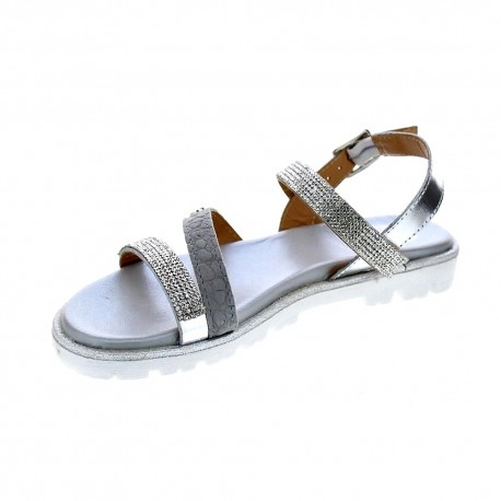 Sandalias Gioseppo zapatos Niña modelo 44655 Plata 