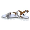 Sandalias Gioseppo zapatos Niña modelo 44655 Plata 